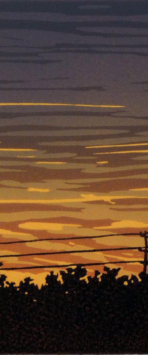 October Sunset by Alexandra Buckle