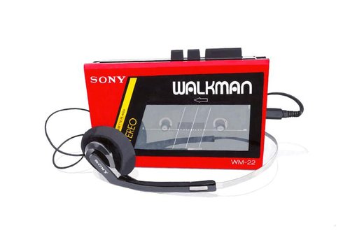 Sony Walkman - Red by Horace Panter