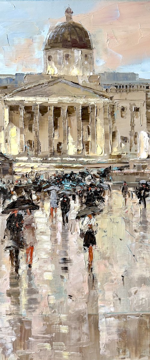 Trafalgar Square. by Irina Alexandrina