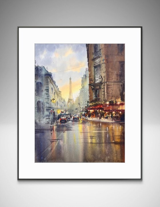 Paris in Golden Rain