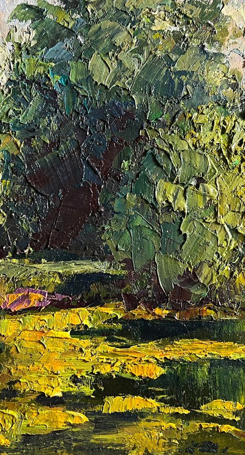 In the Forest Pond by Boris Serdyuk