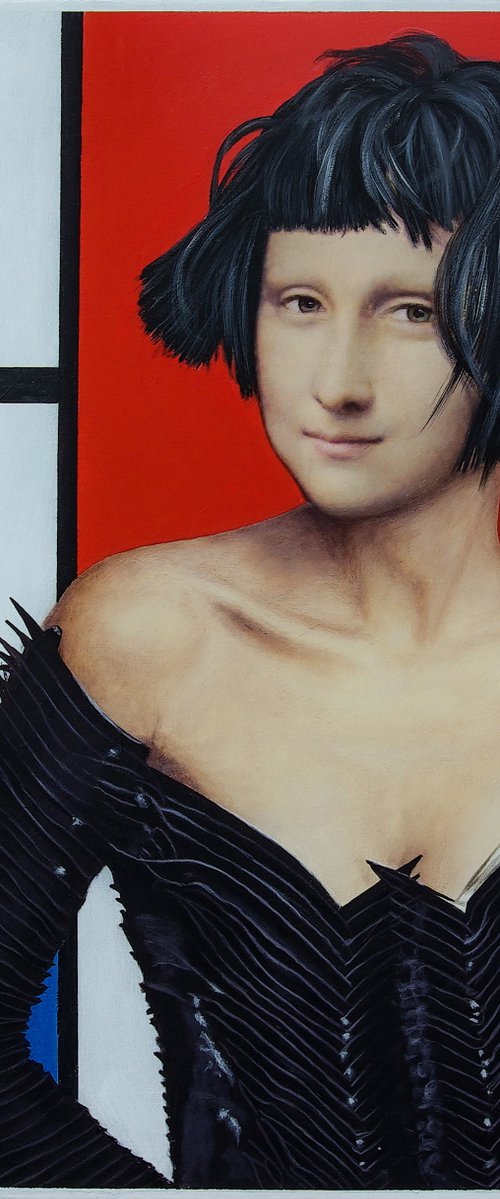 Liza Visiting Mondrian-3 by Nataliya Bagatskaya