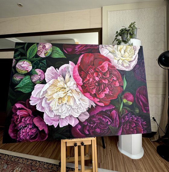 The Radiance of Peonies