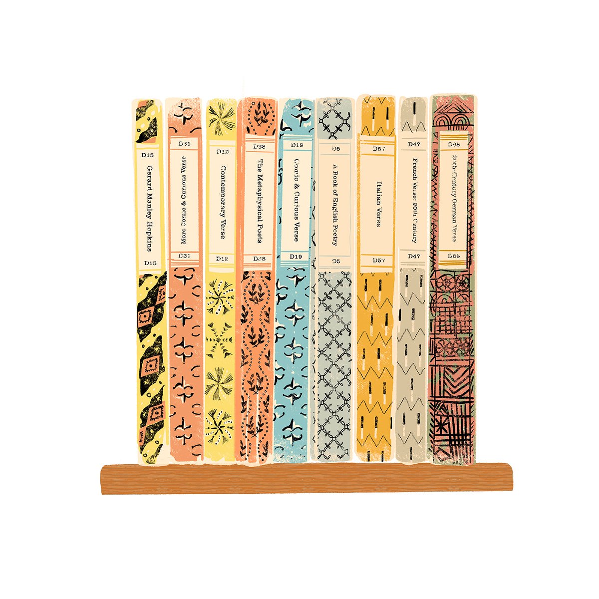 Penguin Poetry book collection, limited-edition by Design Smith