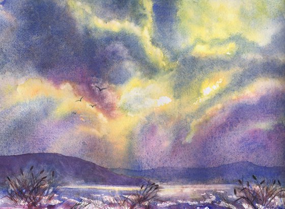 Wild Sky over the Tarn