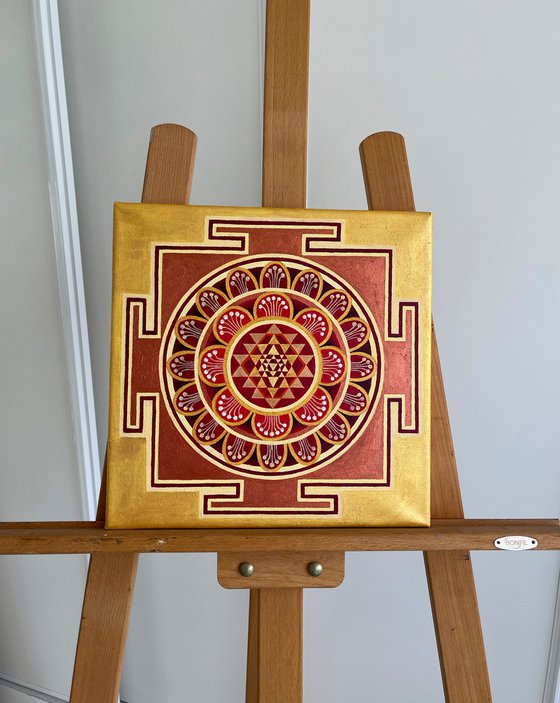 Golden SRI Yantra