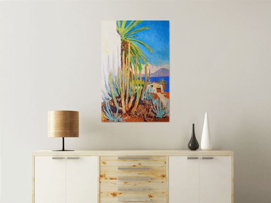 Palm, Cactus and The Ocean