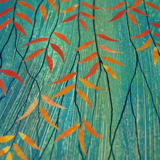 Weeping Willow with Dove