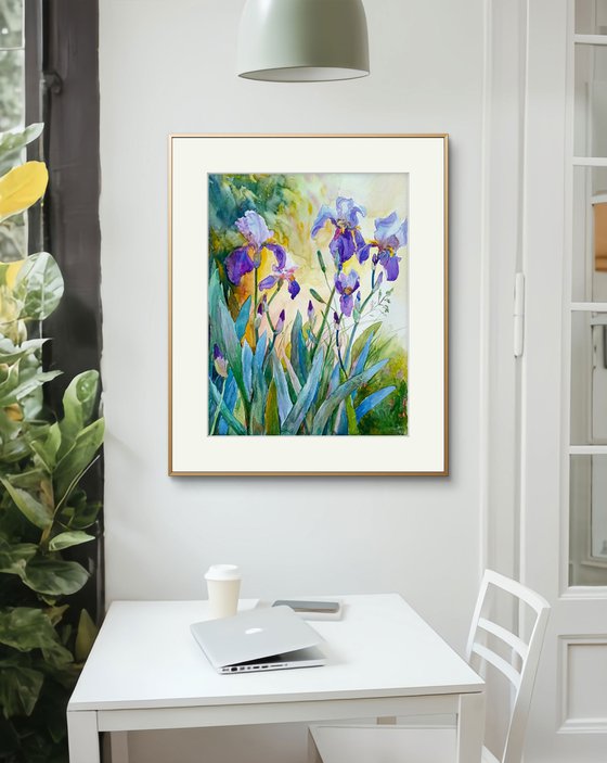 Charming irises