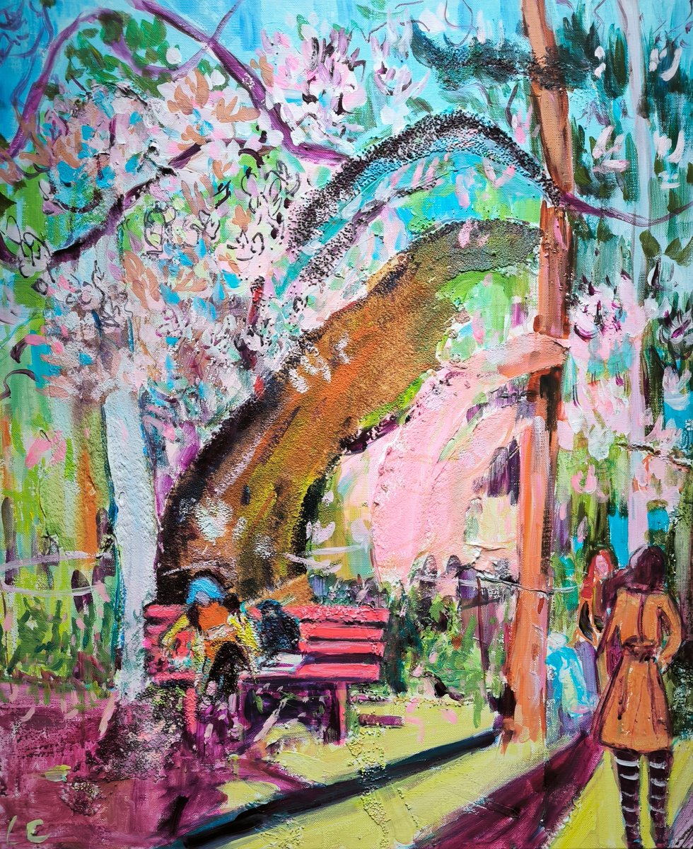  Evasion At The Parc Floral By Linda Clerget, 20 X 26, Artwork For Sale On Artfinder