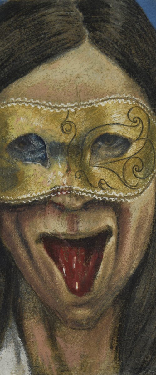 Gorgona con maschera by Antonio Mele