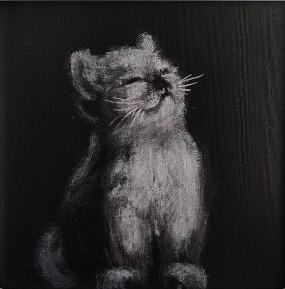 Triptych 3 kittens