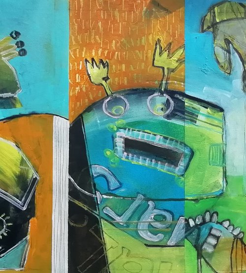 Abstract fragments 03 by Francisco Santos
