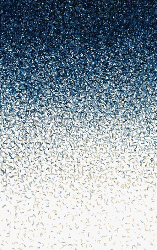 The Tide 152 x 102cm Acrylic paint on canvas by George Hall