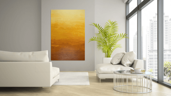 Honey Gold - Modern Abstract