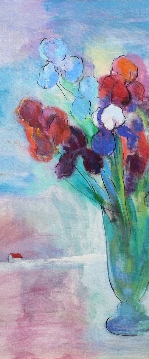 Summer Flowers. Irises by Artem Andreichuk