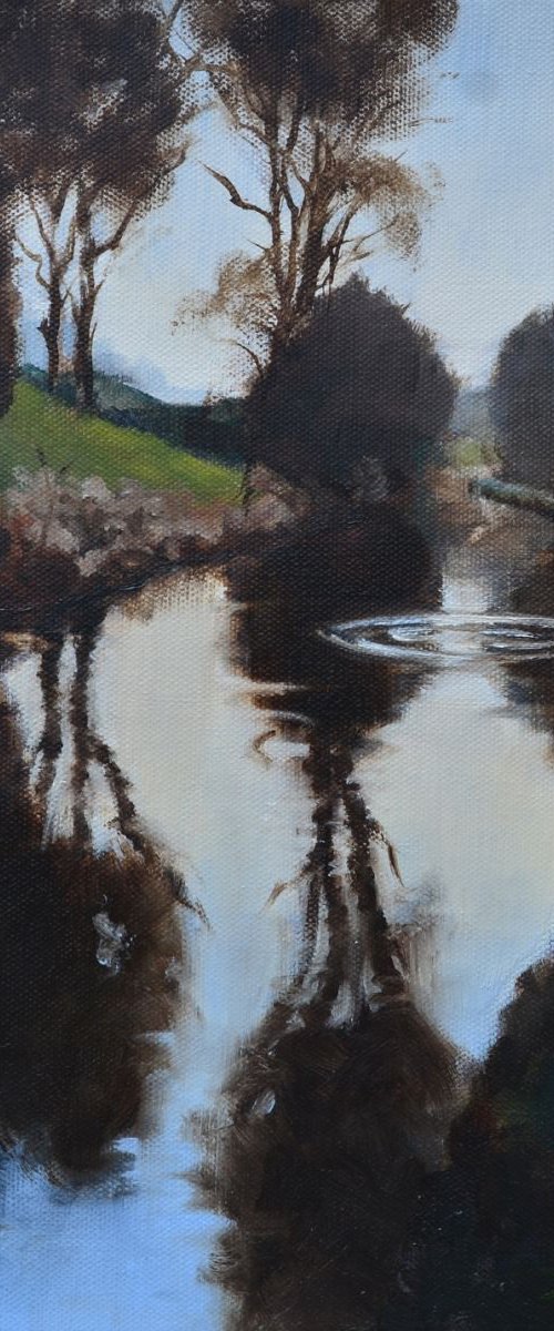 Ripples & Reflections (Ready to hang) by Denise Mitchell
