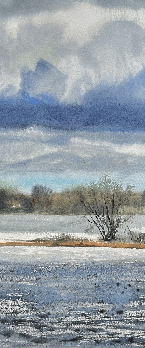 Land: November. First Snow by Alla Semenova