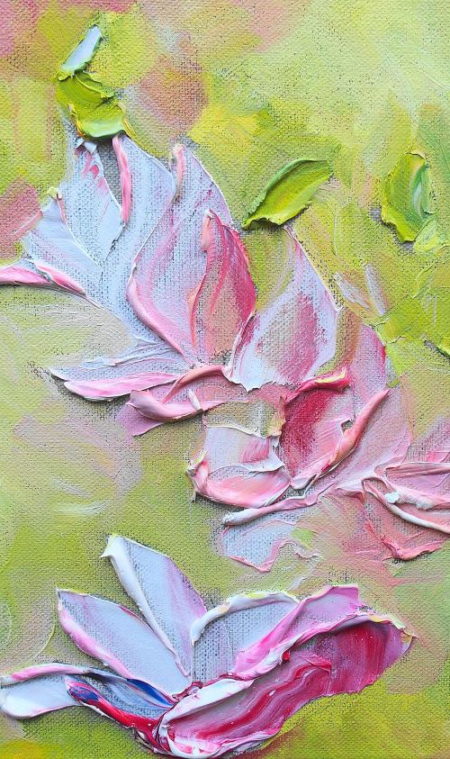 Pink Magnolia by Lesley Blackburn