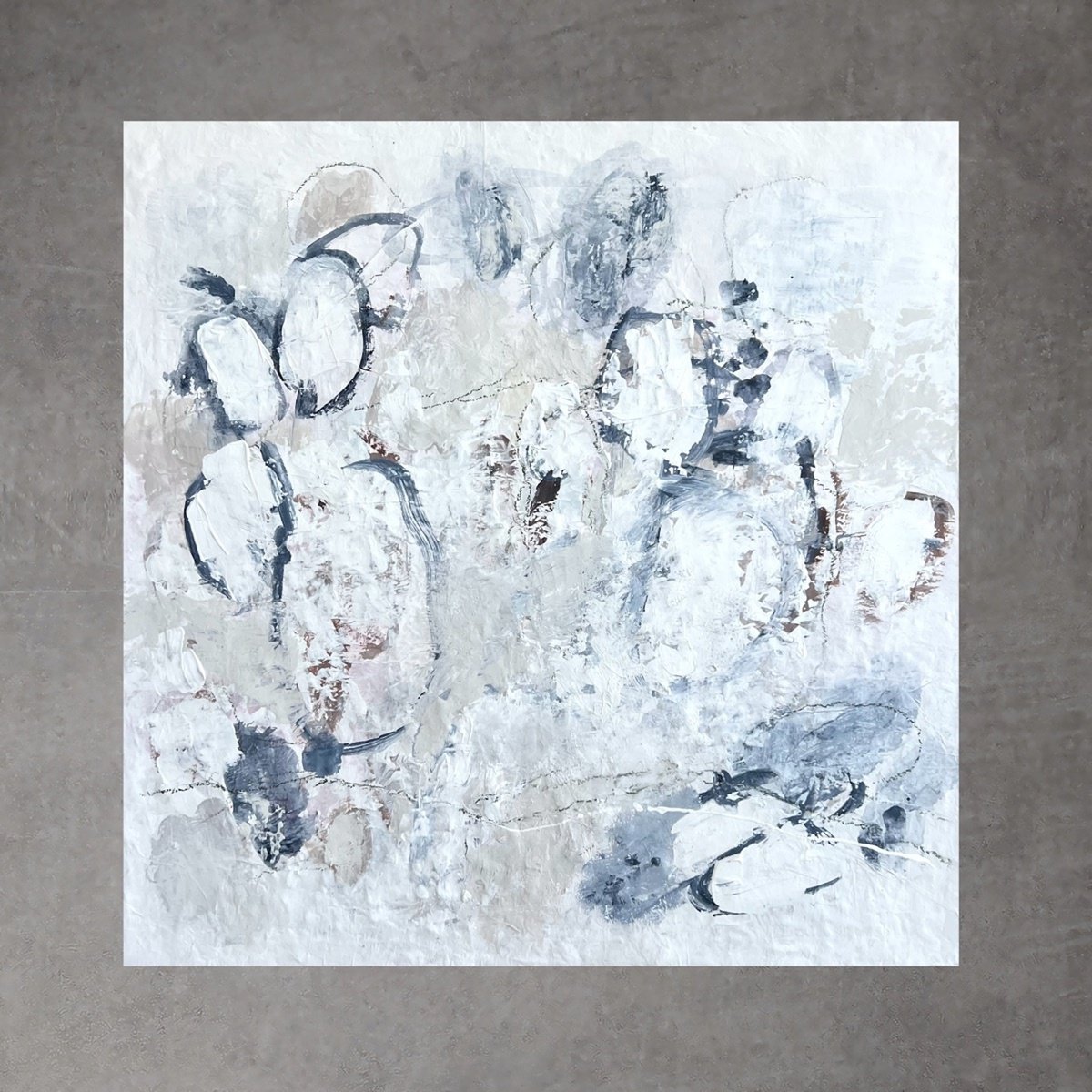 Stillness Between Tides By Angelika Millmaker, 20 X 20, Artwork For Sale On Artfinder