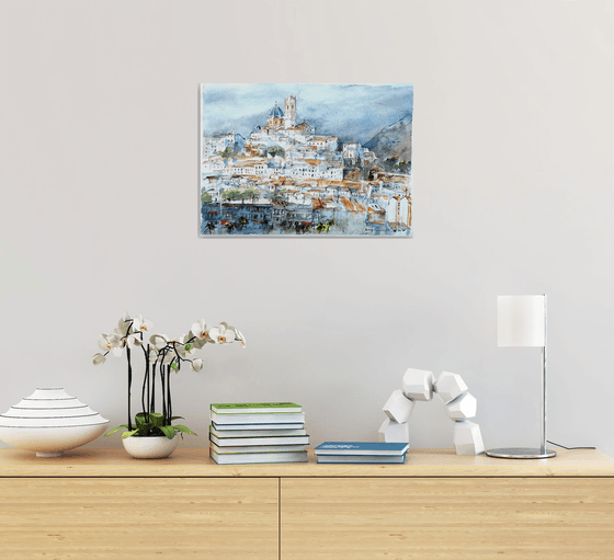 PANORAMIC OF ALTEA, SPAIN