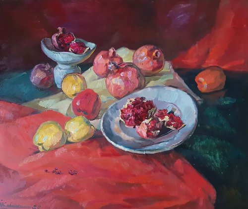 Fruit still life by Ivan Kovalenko
