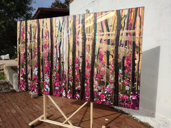 Wild Forest Rose - Diptych