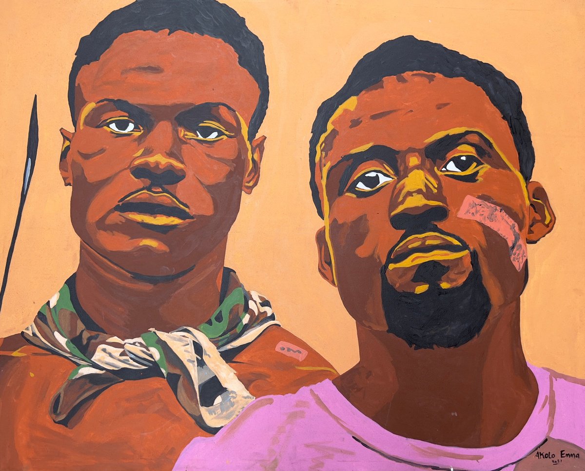 I Dey With You By Emmanuel Akolo, 60 X 48, Artwork For Sale On Artfinder