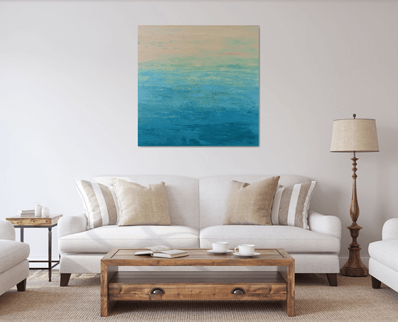 Shifting Tide - Modern Abstract Expressionist Seascape