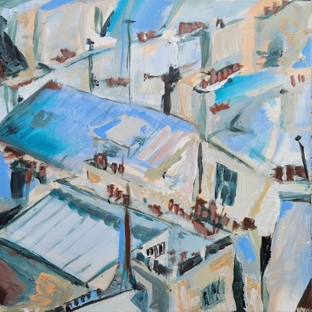 Roofs of Paris by Kathrin Flge