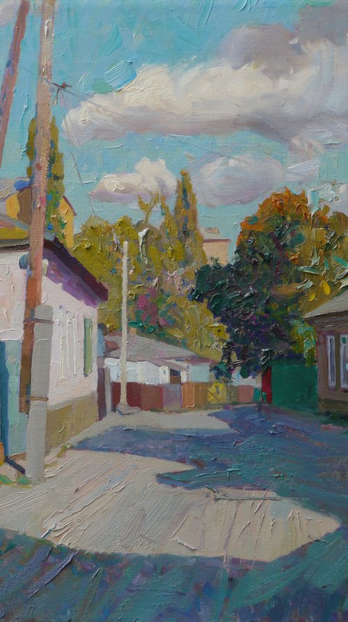 Street in Chernihiv by Victor Onyshchenko