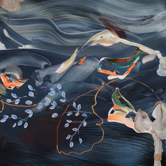 Dreaming in Cerulean Diptych
