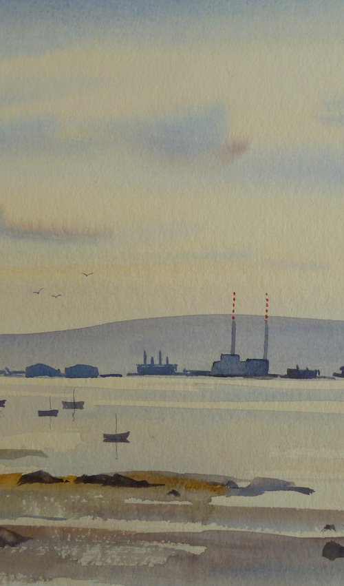 Evening at Dublin Bay by Maire Flanagan