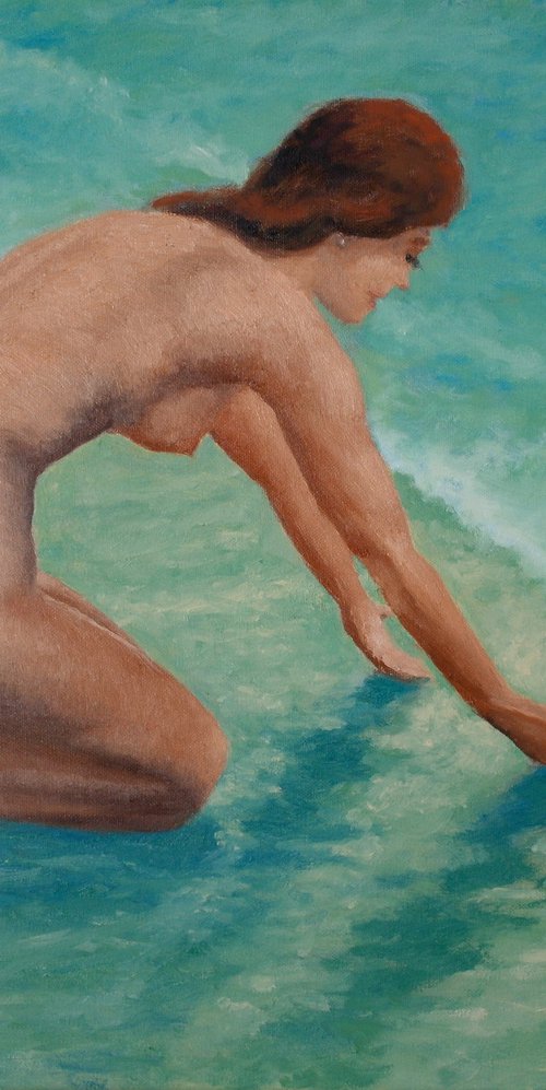 The Bather by Juri Semjonov