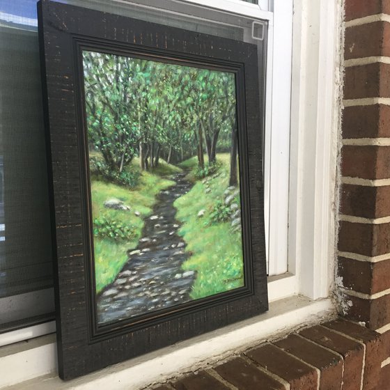 MOON BROOK from the FOOTBRIDGE