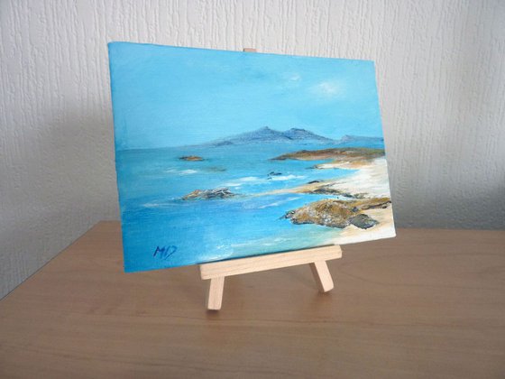 Hues of Sanna Beach (complete with mini easel)