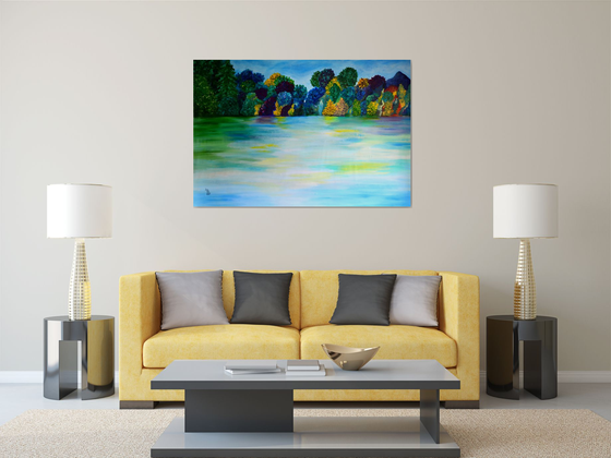 Meeting with Gauguin and Monet - XL 148x100cm - FREE SHIPPING