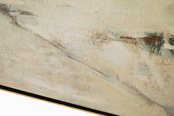 Sunny Shallows Sand 30x30 inch 76x76cm by Bo Kravchenko
