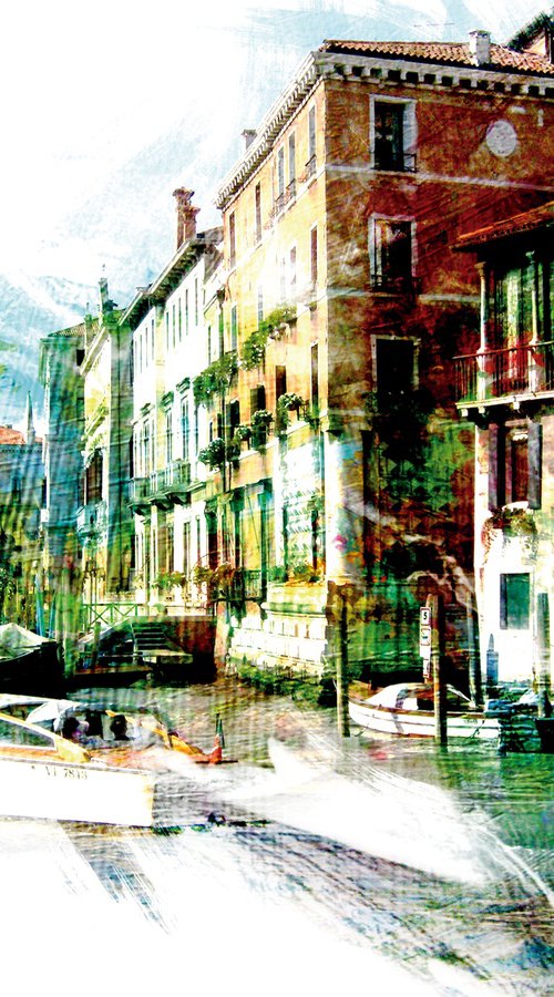 Maromas, Canales de Venecia 3/XL large original artwork by Javier Diaz