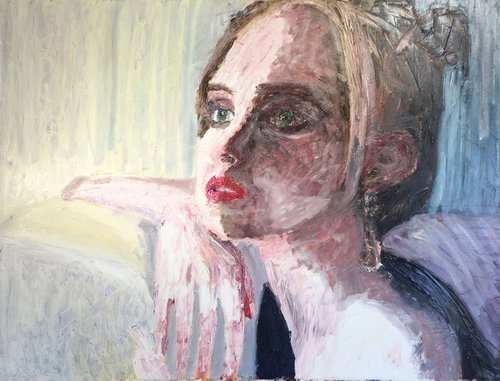 Hope - Portrait Of A Woman 30x40 by Ryan  Louder