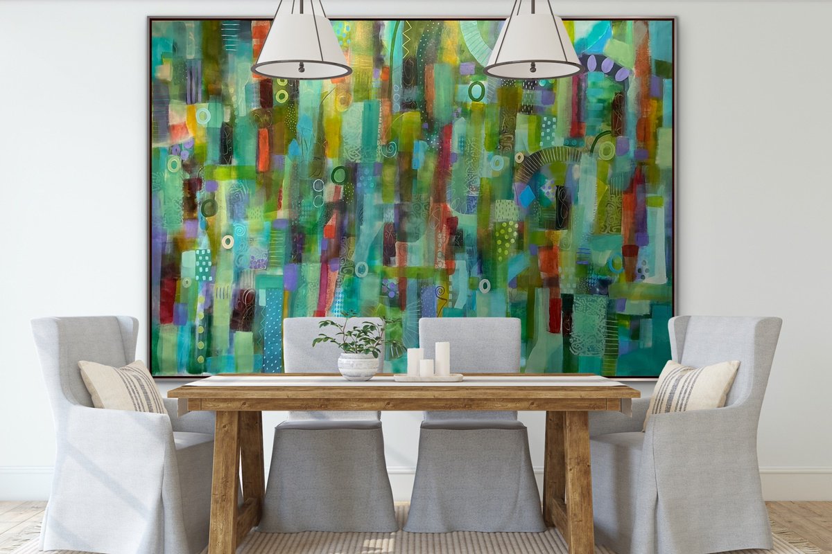 A Map Of Emotions By Rashna Hackett, 118 X 72, Artwork For Sale On Artfinder