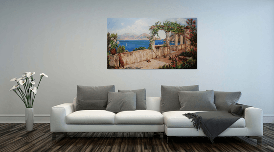 Mediterranean Terrace by the Sea