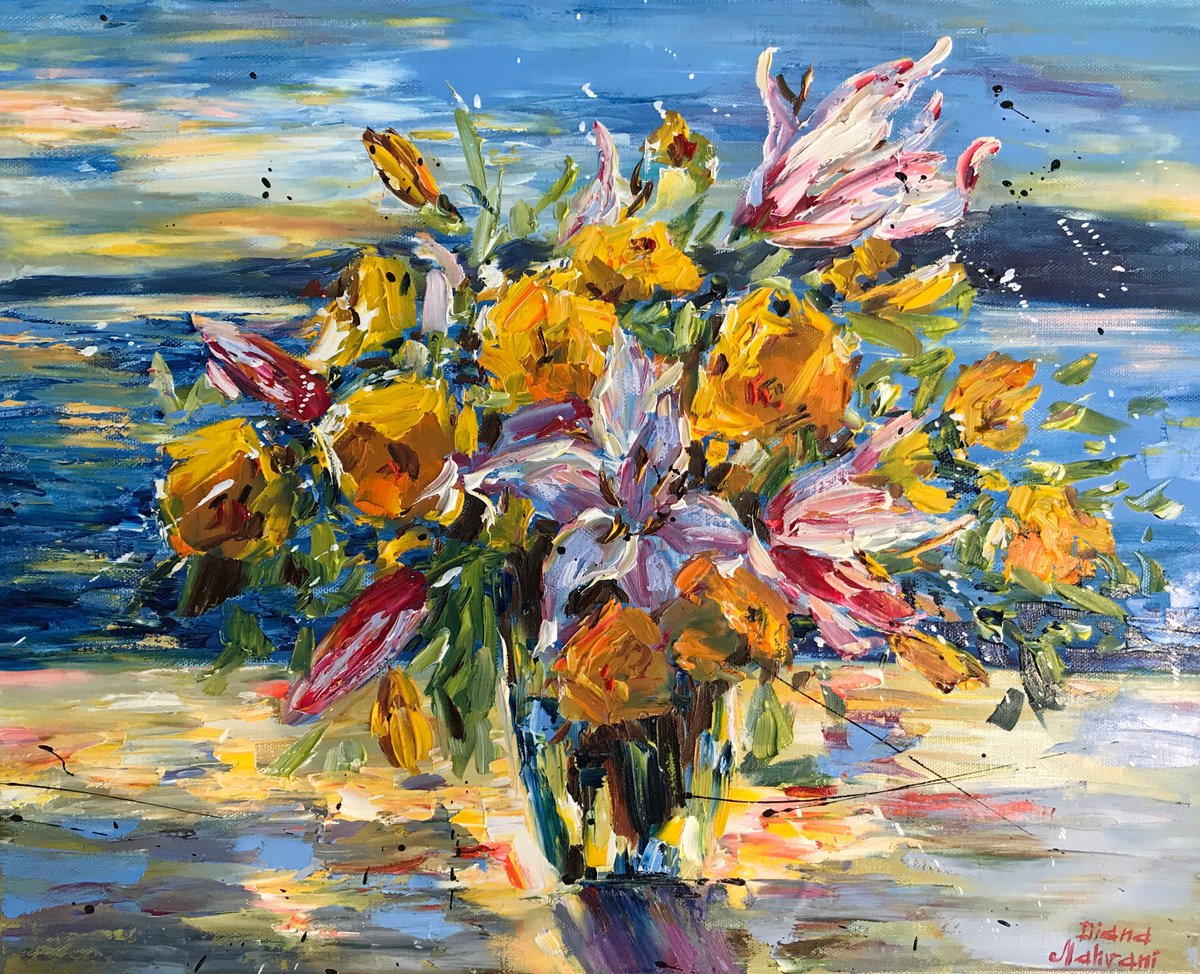 Evening Still Life By Diana Malivani, 20 X 16, Artwork For Sale On Artfinder
