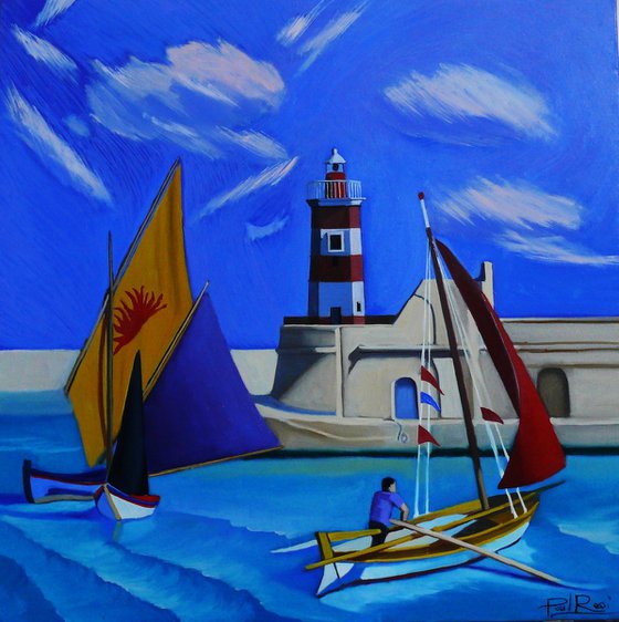 Harbour Scene In Puglia