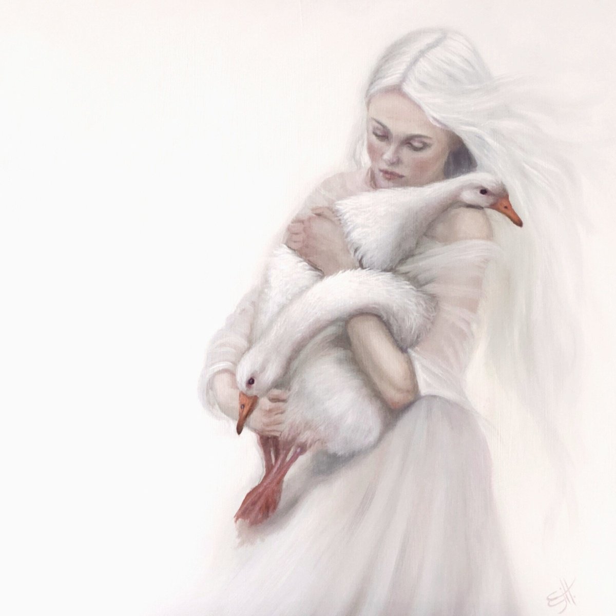 Photorealistic Oil Painting , Sanctuary By Ellisa Hague, 12 X 12, Artwork For Sale On Artfinder