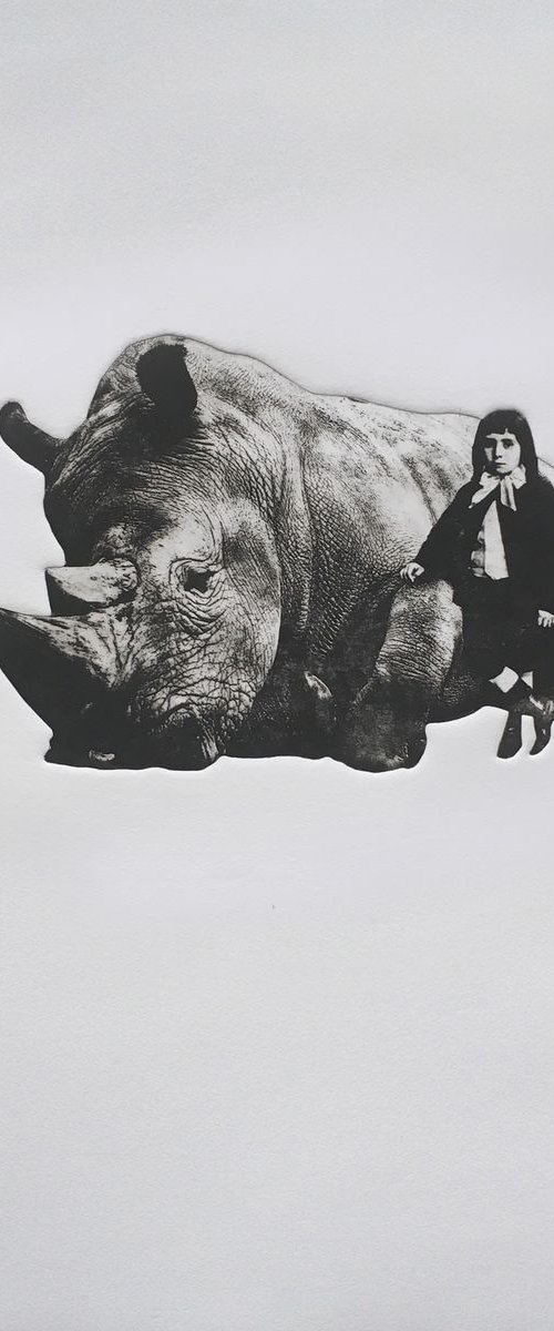 Boy and Rhino No.5 by Jaco Putker