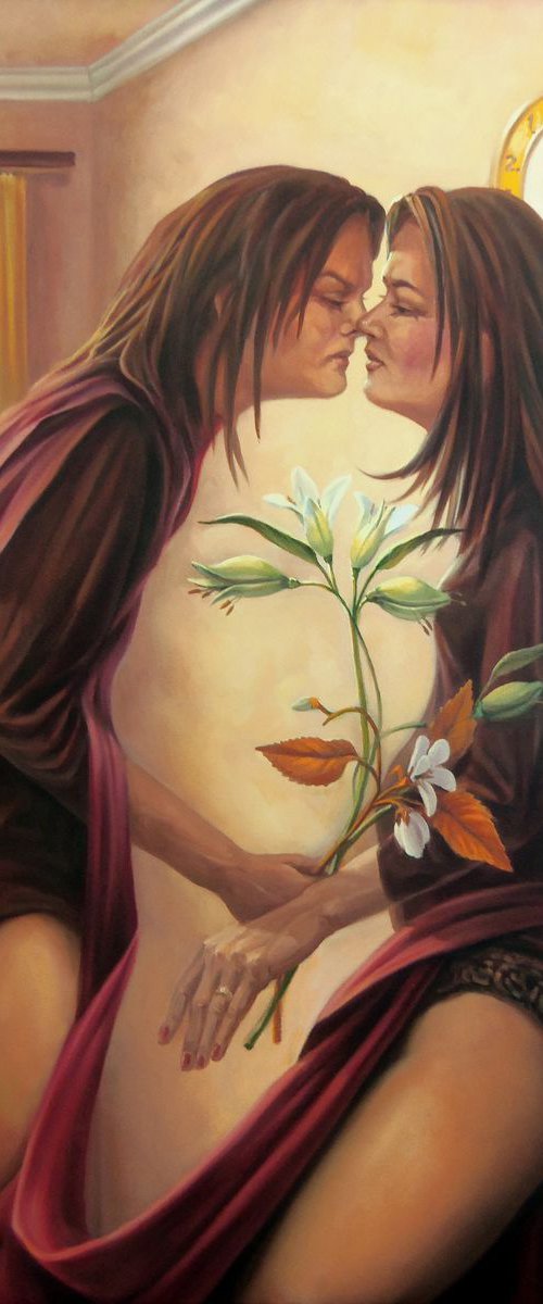 Nostalgie 60x80cm, oil painting, surrealistic artwork by Artush Voskanian