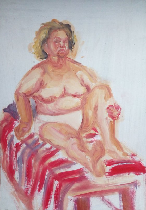 nude woman II (sketch)