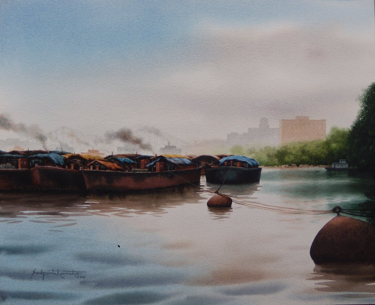 some boats by Sudipta Karmakar