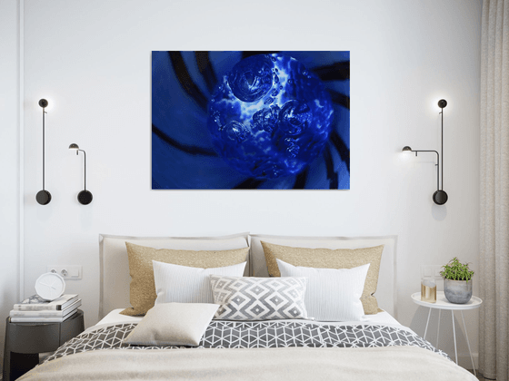 " Black and blue abstraction "  Limited Edition 1 / 15